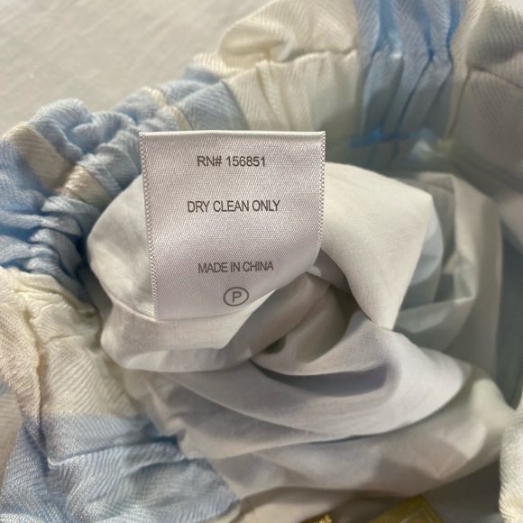 Lauren James Nassau Stripe Paperbag Shorts S - Picture 6 of 13